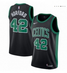 Mens Adidas Boston Celtics 42 Al Horford Swingman Black NBA Jersey Statement Edition