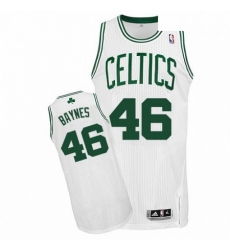 Mens Adidas Boston Celtics 46 Aron Baynes Authentic White Home NBA Jersey 