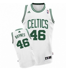 Mens Adidas Boston Celtics 46 Aron Baynes Swingman White Home NBA Jersey 