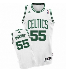 Mens Adidas Boston Celtics 55 Greg Monroe Swingman White Home NBA Jersey 