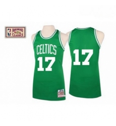 Mens Mitchell and Ness Boston Celtics 17 John Havlicek Swingman Green Throwback NBA Jersey