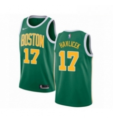 Mens Nike Boston Celtics 17 John Havlicek Green Swingman Jersey Earned Edition