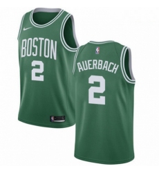 Mens Nike Boston Celtics 2 Red Auerbach Swingman GreenWhite No Road NBA Jersey Icon Edition