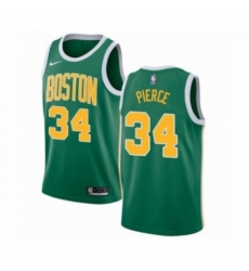 Mens Nike Boston Celtics 34 Paul Pierce Green Swingman Jersey Earned Edition 