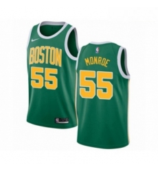 Mens Nike Boston Celtics 55 Greg Monroe Green Swingman Jersey Earned Edition 