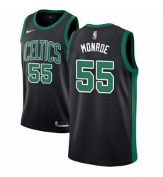 Mens Nike Boston Celtics 55 Greg Monroe Swingman Black NBA Jersey Statement Edition 