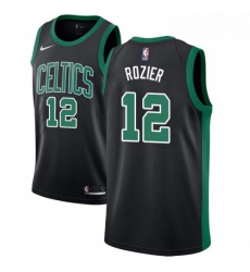 Womens Adidas Boston Celtics 12 Terry Rozier Swingman Black NBA Jersey Statement Edition 
