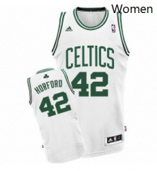 Womens Adidas Boston Celtics 42 Al Horford Swingman White Home NBA Jersey