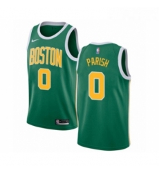 Womens Nike Boston Celtics 0 Robert Parish Green Swingman Jersey Earned Edition 