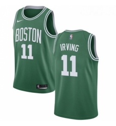 Womens Nike Boston Celtics 11 Kyrie Irving Swingman GreenWhite No Road NBA Jersey Icon Edition 