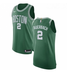 Womens Nike Boston Celtics 2 Red Auerbach Authentic GreenWhite No Road NBA Jersey Icon Edition