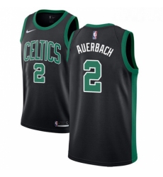 Youth Adidas Boston Celtics 2 Red Auerbach Authentic Black NBA Jersey Statement Edition