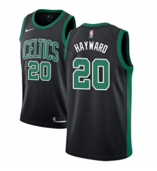 Youth Adidas Boston Celtics 20 Gordon Hayward Authentic Black NBA Jersey Statement Edition 