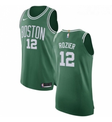 Youth Nike Boston Celtics 12 Terry Rozier Authentic GreenWhite No Road NBA Jersey Icon Edition 