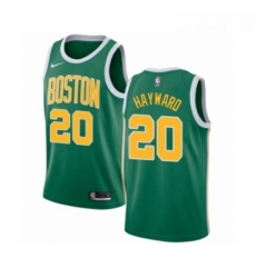 Youth Nike Boston Celtics 20 Gordon Hayward Green Swingman Jersey Earned Edition 