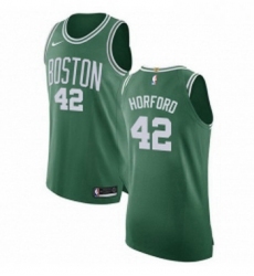 Youth Nike Boston Celtics 42 Al Horford Authentic GreenWhite No Road NBA Jersey Icon Edition