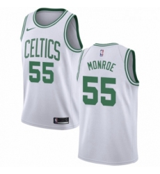 Youth Nike Boston Celtics 55 Greg Monroe Authentic White NBA Jersey Association Edition 