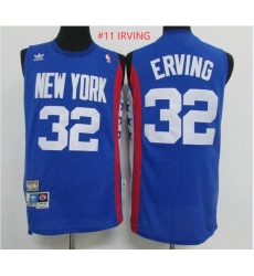 Men Adidas Nets 11 Kyrie Irving Classic Edition Stitched Basketball Jersey Blue