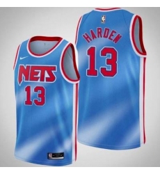 Men Brooklyn Nets James Harden Blue Jersey