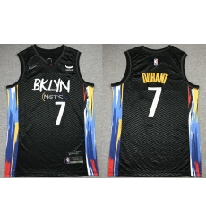 Men Brooklyn Nets Kevin Durant #7 75th Anniversary Nike Swingman Stitched Basketball Jersey