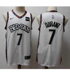 Nets 7 Kevin Durant White 2019 20 City Edition Nike Swingman Jersey