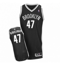 Revolution 30 Nets 47 Andrei Kirilenko Black Road Stitched NBA Jersey 