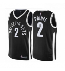 Womens Brooklyn Nets 2 Taurean Prince Swingman Black Basketball Jersey City Edition 