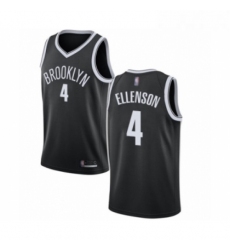 Womens Brooklyn Nets 4 Henry Ellenson Authentic Black Basketball Jersey Icon Edition 