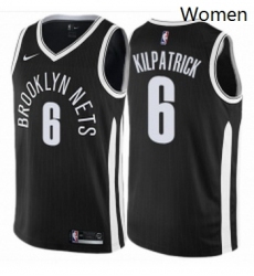 Womens Nike Brooklyn Nets 6 Sean Kilpatrick Swingman Black NBA Jersey City Edition