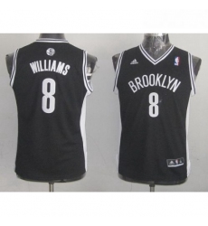 Nets 8 Deron Williams Black Stitched Youth NBA Jersey