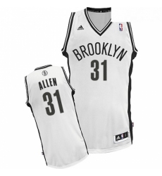 Youth Adidas Brooklyn Nets 31 Jarrett Allen Swingman White Home NBA Jersey 