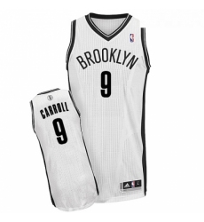 Youth Adidas Brooklyn Nets 9 DeMarre Carroll Authentic White Home NBA Jersey 