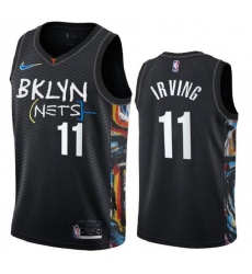 Youth Brooklyn Nets 11 Kevin Irving 2020 New City Edition NBA Jersey
