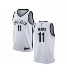 Youth Brooklyn Nets 11 Kyrie Irving Swingman White Basketball Jersey Association Edition 