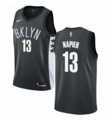 Youth Nike Brooklyn Nets 13 Shabazz Napier Swingman Gray NBA Jersey Statement Edition 