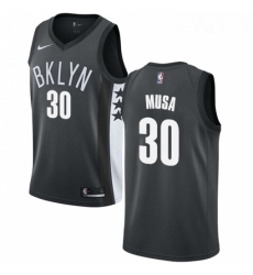 Youth Nike Brooklyn Nets 30 Dzanan Musa Swingman Gray NBA Jersey Statement Edition 