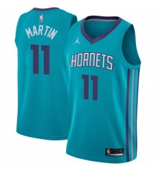 Men Nike Charlotte Hornets 11 Cody Martin Teal NBA Jordan Swingman Icon Edition Jersey