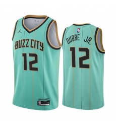Nike Charlotte Hornets 12 Kelly Oubre Jr  Mint Green NBA Swingman 2020 21 City Edition Jersey
