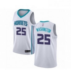 Womens Jordan Charlotte Hornets 25 PJ Washington Authentic White Basketball Jersey Association Edition 