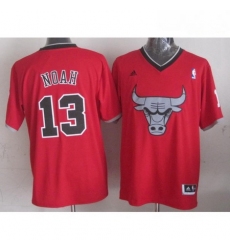 Bulls 13 Joakim Noah Red 2013 Christmas Day Swingman Stitched NBA Jersey