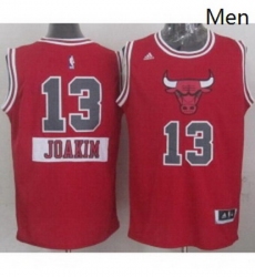 Bulls 13 Joakim Noah Red 2014 15 Christmas Day Stitched NBA Jersey