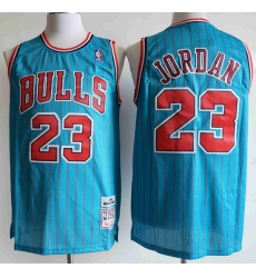 Chicago Bulls 23 Michael Jordan Blue 1995 96 Hardwood Classics Swingman Jersey