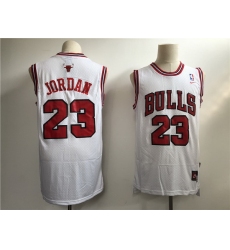 Men Chicago Bulls 23 Jordan White Throwback 2021 Nike NBA Jersey