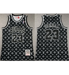 Men Chicago Bulls 23 Michael Jordan Black 1997 98 Stitched Basketball JerseyS