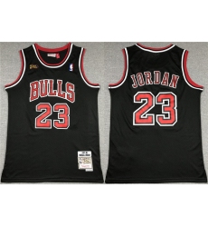 Men Chicago Bulls 23 Michael Jordan Black 1997 98 Stitched Jersey