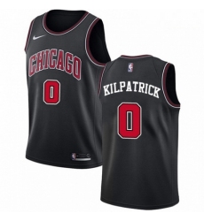 Mens Nike Chicago Bulls 0 Sean Kilpatrick Authentic Black NBA Jersey Statement Edition 