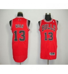 Revolution 30 Bulls 13 Joakim Noah Red Stitched NBA Jersey
