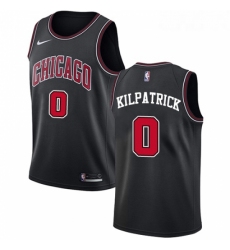 Womens Nike Chicago Bulls 0 Sean Kilpatrick Swingman Black NBA Jersey Statement Edition 