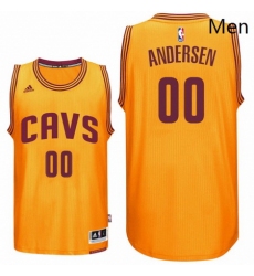 Cleveland Cavaliers 00 Chris Andersen New Swingman Gold Alternate Jersey 