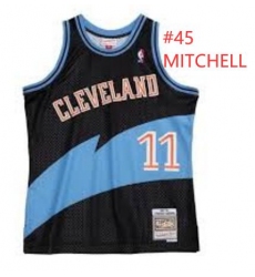 Cleveland Cavs #45 Mitchell Black Jersey